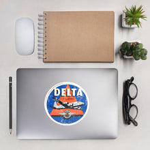 Load image into Gallery viewer, Delta Airlines Distressed Bubble-free stickers