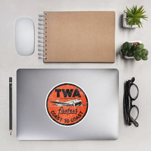 Load image into Gallery viewer, TWA Fastest Coast to Coast Bubble-free stickers