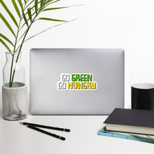 Load image into Gallery viewer, Go Green Go Broke Bubble-free stickers
