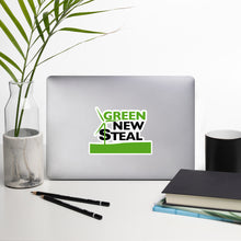 Load image into Gallery viewer, Green New Steal Bubble-free stickers