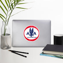 Load image into Gallery viewer, American Airlines Distressed Logo Bubble-free stickers