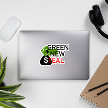 Load image into Gallery viewer, Green New Steal Bubble-free stickers