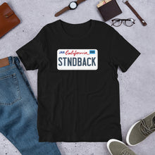 Load image into Gallery viewer, "CA Standback Licence Plate" Men's T-Shirt