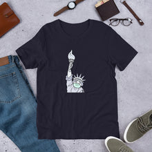 Load image into Gallery viewer, "Statue of Liberty Masked" Men's T-Shirt