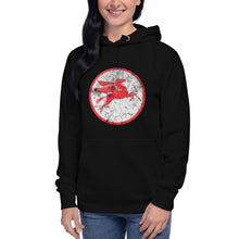 Load image into Gallery viewer, "Mobile Pegasus Oil Sign" Women's Hoodie