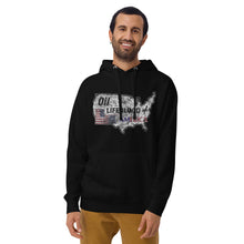 Load image into Gallery viewer, Oil Is The Lifeblood of America Men's Hoodie