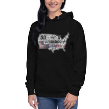 Load image into Gallery viewer, Oil Is The Lifeblood of America Women's Hoodie