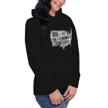 Load image into Gallery viewer, Oil Is The Lifeblood of America Women's Hoodie
