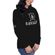 Load image into Gallery viewer, SAVAGE Arrow in Circle Women's Hoodie