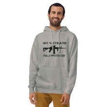 Load image into Gallery viewer, "Not Vaccinated Fully Protected" Unisex Hoodie