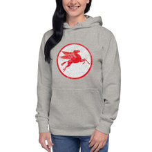 Load image into Gallery viewer, "Mobile Pegasus Oil Sign" Women's Hoodie