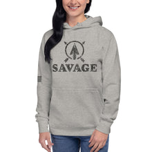 Load image into Gallery viewer, SAVAGE Arrow in Circle Women's Hoodie