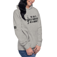 Load image into Gallery viewer, My AR-15 Self-Identifies as a Musket Women's Hoodie