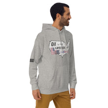 Load image into Gallery viewer, Oil Is The Lifeblood of America Men's Hoodie