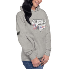 Load image into Gallery viewer, Oil Is The Lifeblood of America Women's Hoodie
