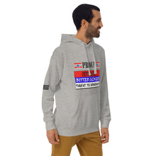 Load image into Gallery viewer, Proud Deplorable Bitter Clinger Threat to Democracy Men's Hoodie
