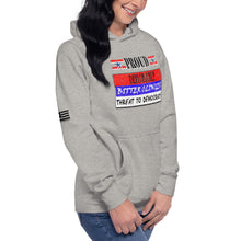 Load image into Gallery viewer, Proud Deplorable Bitter Clinger Threat to Democracy Women's Hoodie