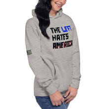 Load image into Gallery viewer, The Left Hates America Women's Hoodie