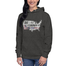 Load image into Gallery viewer, Oil Is The Lifeblood of America Women's Hoodie
