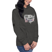 Load image into Gallery viewer, Oil Is The Lifeblood of America Women's Hoodie
