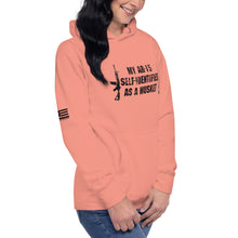 Load image into Gallery viewer, My AR-15 Self-Identifies as a Musket Women's Hoodie