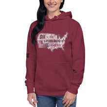 Load image into Gallery viewer, Oil Is The Lifeblood of America Women's Hoodie