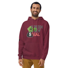Load image into Gallery viewer, Green New Steal Men's Hoodie