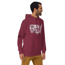 Load image into Gallery viewer, Oil Is The Lifeblood of America Men's Hoodie