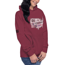 Load image into Gallery viewer, Oil Is The Lifeblood of America Women's Hoodie