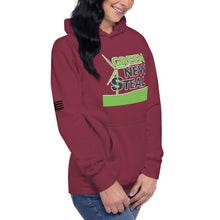 Load image into Gallery viewer, Green New Steal Women's Hoodie