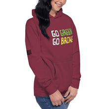Load image into Gallery viewer, Go Green Go Broke Women's Hoodie