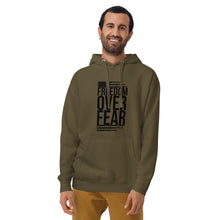 Load image into Gallery viewer, "Freedom Over Fear' Men's Hoodie