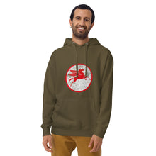 Load image into Gallery viewer, "Mobile Pegasus Oil Sign" Men's Hoodie