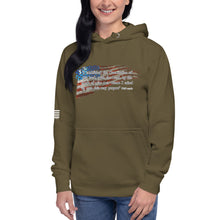 Load image into Gallery viewer, "I Established the Constitution of this Land" Women's Hoodie