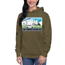 Load image into Gallery viewer, Coal Powered Electric Car Women's Hoodie