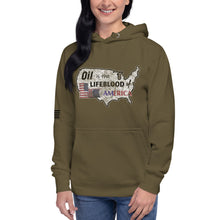 Load image into Gallery viewer, Oil Is The Lifeblood of America Women's Hoodie