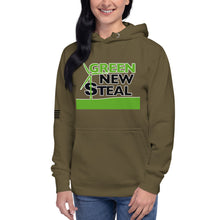 Load image into Gallery viewer, Green New Steal Women's Hoodie