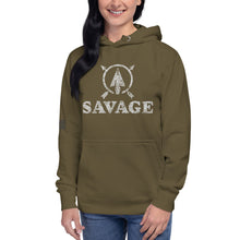 Load image into Gallery viewer, SAVAGE Arrow in Circle Women's Hoodie