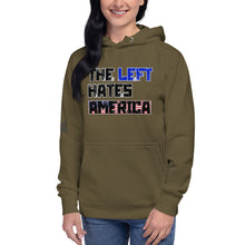 Load image into Gallery viewer, The Left Hates America Women's Hoodie