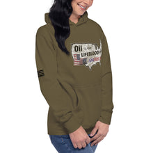 Load image into Gallery viewer, Oil Is The Lifeblood of America Women's Hoodie