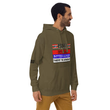 Load image into Gallery viewer, Proud Deplorable Bitter Clinger Threat to Democracy Men's Hoodie