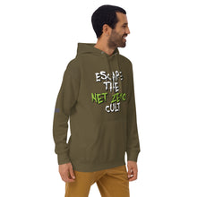 Load image into Gallery viewer, Escape the Net Zero Cult Men's Hoodie