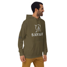 Load image into Gallery viewer, SAVAGE Arrow in Circle Men's Hoodie