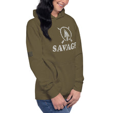 Load image into Gallery viewer, SAVAGE Arrow in Circle Women's Hoodie