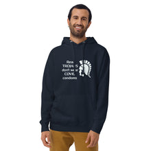Load image into Gallery viewer, "Real Trojans Don't Wear Covid Condoms" Hoodie