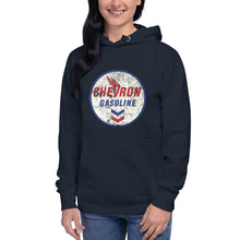Load image into Gallery viewer, "Chevron Gasoline Oil Sign" Women's Hoodie