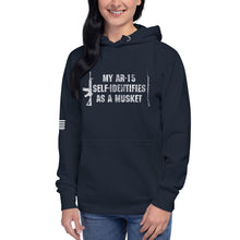 Load image into Gallery viewer, My AR-15 Self-Identifies as a Musket Women's Hoodie
