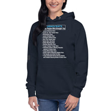 Load image into Gallery viewer, Democrat Hoaxes Women's Hoodie