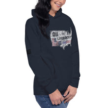 Load image into Gallery viewer, Oil Is The Lifeblood of America Women's Hoodie