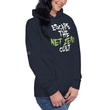 Load image into Gallery viewer, Escape the Net Zero Cult Women's Hoodie